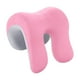 thumbnail image 4 of Almohada para la siesta, reposacabezas para el cuello, ligera, extraíble, transpirable, de espuma viscoelástica, multifuncional, con cremallera, cojín Rosa Gris, 4 of 8