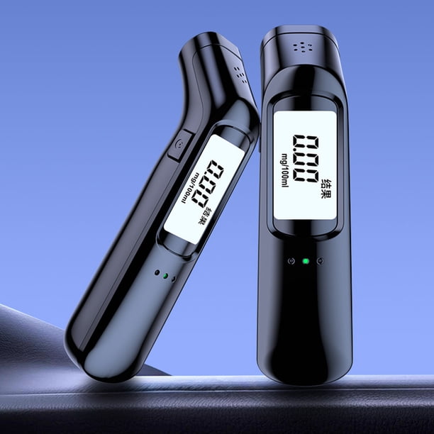 Probador de aliento de alcohol digital Analizador de alcohol portátil de alta precisión Alcoholímetro recargable para uso personal y profesional