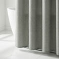 thumbnail image 3 of Unique Bargains Solid Color Linen-Like Shower Curtain Machine Washable Green 71"W x 71"L, 3 of 5