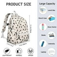 thumbnail image 6 of Dachshund Dog Backpack for School,Cute School Bag,Schoolbag with Adjustable Shoulder Straps & Padded Back,13.4"x11"x4.7", 6 of 6