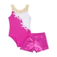 thumbnail image 3 of YEAHDOR Kids Girls Sequins Faux Diamonds Adorned Ballet Dance Gymnastics Leotard,Sizes 4-16, 3 of 7