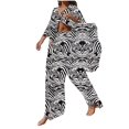 thumbnail image 1 of Pompotops Ensemble Mode Femme 2 Pcs Cardigan à Manches Longues + Pantalon Ample en Liquidation, 1 of 5