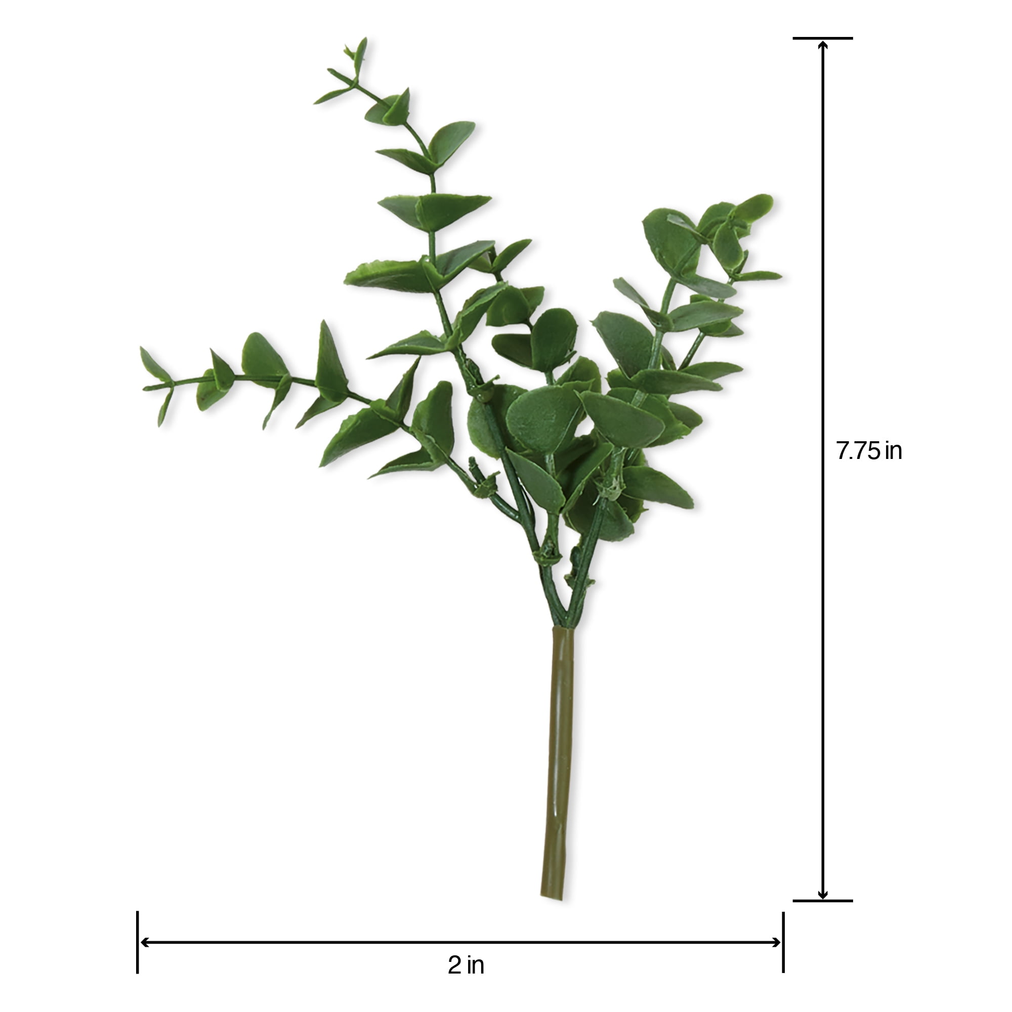 Mainstays Artificial Herb Pick 4.75 inch x 7.5 inch Basil Green