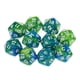thumbnail image 5 of De Dados Poliédricos De Plástico De 20 De De De Dados Numéricos Accesorios Para Mazmorras Y Dragones, 10 Piezas Por Ped Verde púrpura Hugo Dados poliédricos, 5 of 8