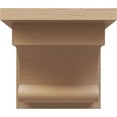 thumbnail image 2 of 7"W x 7"D x 7"H Wide Alma Rough Cedar Woodgrain TimberThane Corbel, Primed Tan, 2 of 6