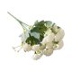 thumbnail image 2 of Ramo de flores artificiales de 12,6 pulgadas - Claveles tallo floral falso Arreglo decorativo de plástico Blanco naranja Azul Amarillo Púrpura Rosa para la decoración del salón de boda, 2 of 6