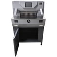 thumbnail image 3 of Electric Program Control Paper Cutting Machine Paper Guillotine Cutter 110V 1.18-20.47in Cut Width, 3 of 10