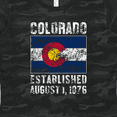 thumbnail image 4 of Inktastic Established August 1, 1876 Colorado Flag Women's T-Shirt, 4 of 5