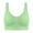 Green, variant on cocolona Womens Plus Size Sports Bras Light Breathable Wireless Bras Stretch Comfy Running Yoga Workout Bras
