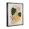 thumbnail image 3 of Potted Monstera Plant Leaves Botanical & Floral Graphic Art Jet Black Framed Art Print Wall Art, 3 of 6