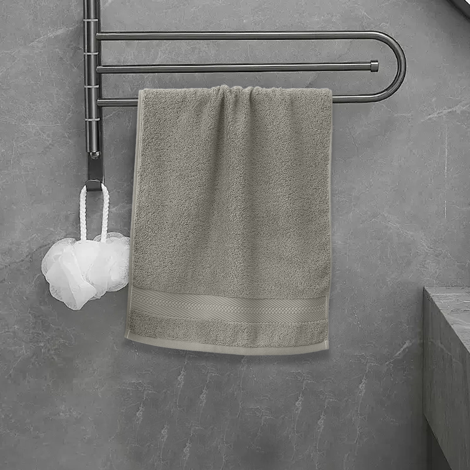 5PCS Bath Towels, 100% Cotton Towels Bath Towels Set for Bathroom Wash Face Gift Towel Soft and Absorbant Quickdry & Lightweight Large Bath Towels 30 X 14Inches