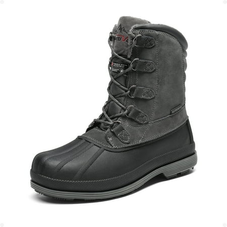 

Nortiv8 Men s Snow Boots Insulated Waterproof Rugged Duty Outdoor Winter Boots 170390-M