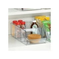 thumbnail image 5 of iDesign Stackable 3-Section Divided Storage Bin for Pantry, Fridge, or Cabinet - Storage for Boxed Foods and Snacks - Made in USA, 5 of 7