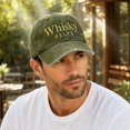 thumbnail image 5 of Whisky HELPS Baseball Cap Washed Distressed Adjustable Lightweight Breathable Casual Hat For All Seasons, 5 of 6