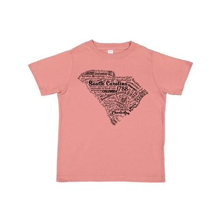 

Inktastic South Carolina Word Salad- state outline Gift Toddler Boy or Toddler Girl T-Shirt