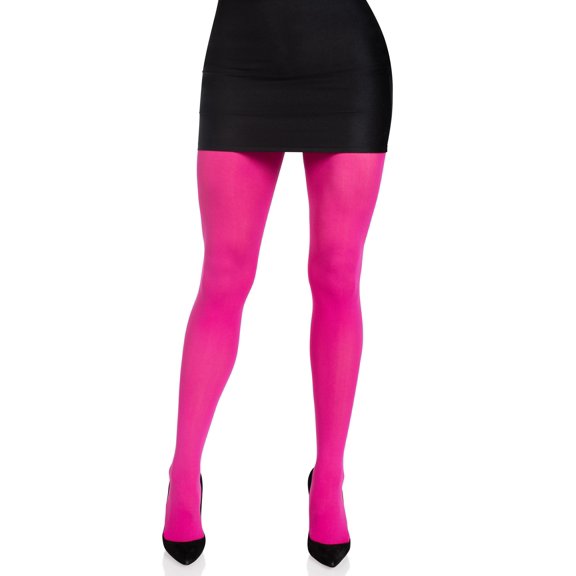 Leg Avenue Women’s Nylon Tights, Fuchsia, One Size