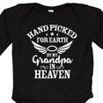 thumbnail image 4 of Inktastic Handpicked for Earth by My Grandpa in Heaven Angel Wings Boys or Girls Long Sleeve Baby Bodysuit, 4 of 5