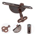 thumbnail image 6 of Monyance Furniture Lock Vintage Cabinet Lock with Accessories - Flush Mount Furniture Decorative Lock(2.56X0.67X0.39Inches), 6 of 10