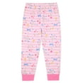 thumbnail image 3 of Sleep On It Infant & Toddler Girls 2-Piece Super Soft Jersey Snug-Fit Pajama Set with Matching Socks -  Floral Bow , 2T, 3 of 5