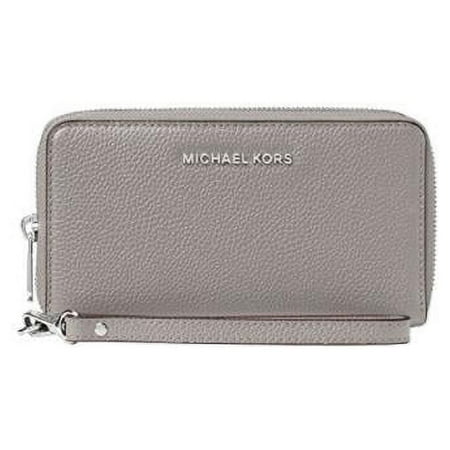 MICHAEL Michael Kors Large Flat Multifunction Phone Case Pearl Grey One Size