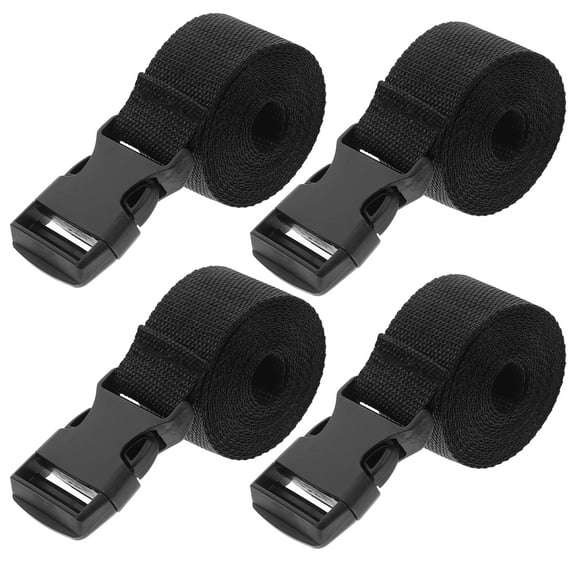 4pcs Adjustable Utility Luggage Straps with Buckle Tie Down Straps for Luggage and Moving