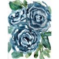 thumbnail image 3 of Chapman, Marcy 19x24 Black Modern Framed Museum Art Print Titled - Gentle Roses Blue, 3 of 5
