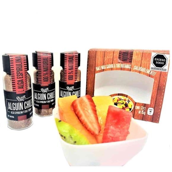Condimentos TriPack con 3 especieros mini de chile piquín