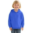 thumbnail image 4 of Byoo Toddler Girls Casual Hoodie Solid Color Long Sleeve Pullover Hooded Sweatshirt for Kids, 4 of 4