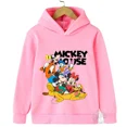 thumbnail image 2 of Sudadera con capucha con estampado de Minnie Mickey para niños y niñas, ropa deportiva informal para primavera y otoño, ropa para niños en 2D, 2 of 5