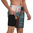 thumbnail image 2 of Fotbe Swimming Goggled Flamingo Traje de Baño para Hombre – Shorts de Natación de Secado Rápido con Forro y Bolsillos-XX-Large, 2 of 6