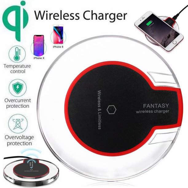 Wireless Charger Ultra Thin Fast Charging Pad for iPhone 11, 11 Pro, 11