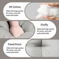 thumbnail image 7 of Outdoor Lounge Chair Cushions, Waterproof Patio Furniture Lounge Chair Pads, Thicken 4" Bench Seasonal Replacement Cushions for Outdoor Indoor Pool Sand Beach Lawn, 7 of 7