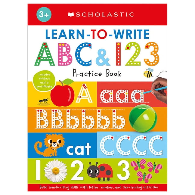 Scholastic Early Learners ABC 123 Write and Wipe Flip Book