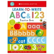 Scholastic Early Learners: Learn to Write ABC & 123: Scholastic Early Learners (Workbook) (Paperback)
