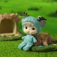thumbnail image 5 of FENOHREFE Tiny Doll P1ast1c Mini Doll with Small Clothes for Girls 4" Little Doll Reborns Ba-- G1ft Bag Decors Accessory, 5 of 7