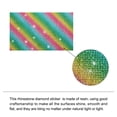 thumbnail image 3 of Unique Bargains Bling Rhinestone Sheet Self Adhesive Sticker 9.44x7.87' DIY Car Decoration Sticker Rainbow, 3 of 6