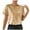 Gold, variant on Womens Short Sleeve Dressy Tops Summer Trendy Casual Shiny Velvet T Shirt Crew Neck Casual Tunic Tees (XL, Gold)