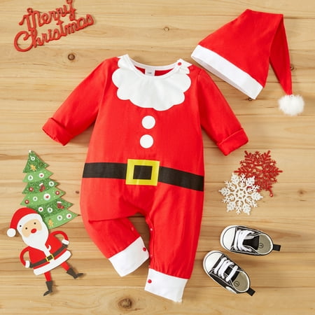

Christmas Baby Boy Girl Outift Infant Long Sleeve Onesie