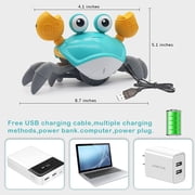 Crawling Crab Baby Toy,Interactive Electronic Pet,1 Count