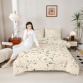 thumbnail image 4 of Manfei Teens Chic Flowers Girl 3-Piece Full Size Comforter Sets,Botanical Plants Bedding Comforter Set,Spring Graden Lightweight Bedding Sets,Microfiber Bedroom Decor, 4 of 8