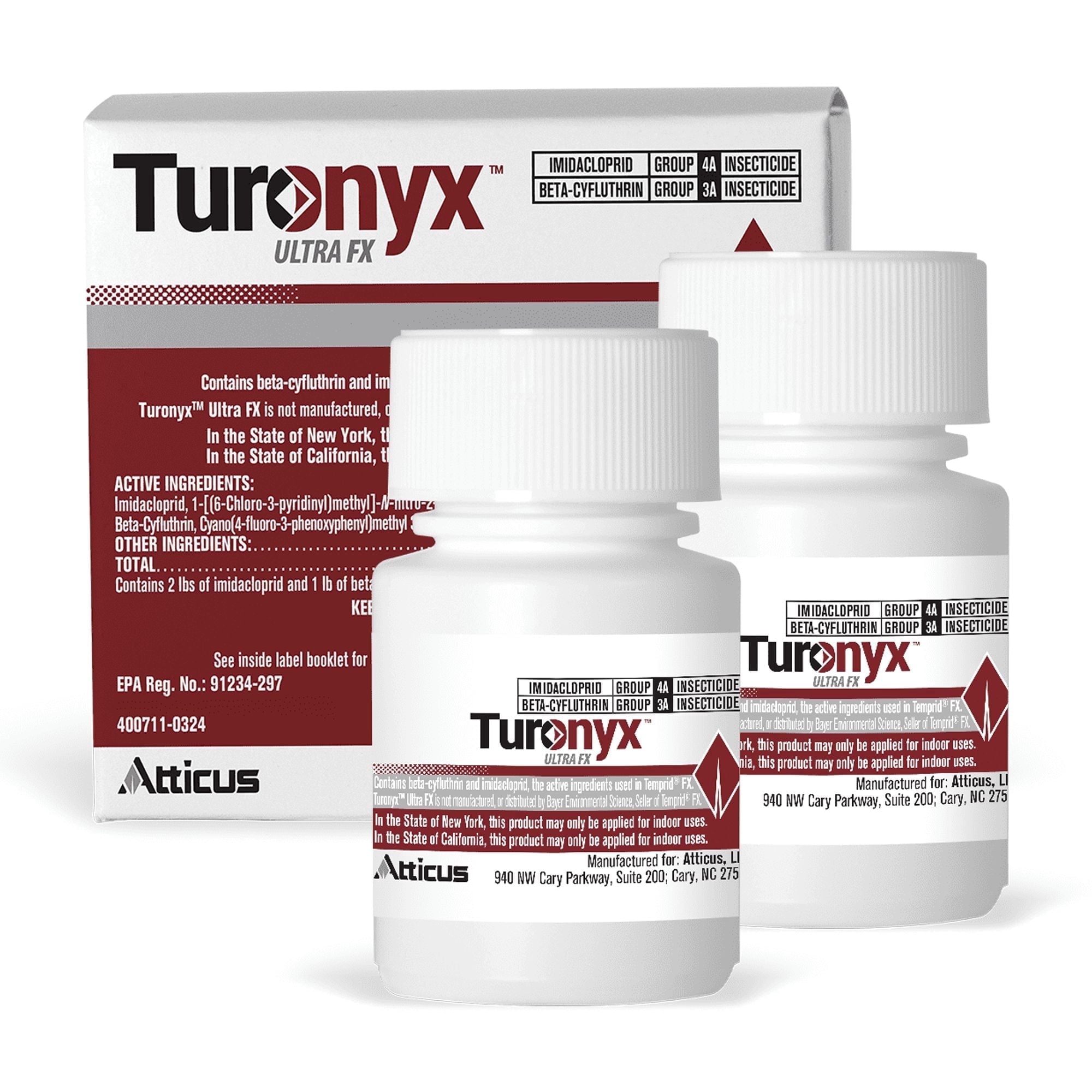 Turonyx Ultra FX Insecticide (2 x 8 mL) – (Compare to Temprid FX) – Pest Control for Indoor and Outdoor Use – by Atticus