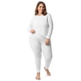 thumbnail image 3 of Fruit of the Loom Women's Recycled Waffle Thermal Bottom 2PK, Sizes XS-4XL, 3 of 15