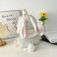 thumbnail image 4 of LWNYDPLSD Cute Backpack for Teen Women Kawaii Bunny Ear Travel Bookbag College Student Fashion Aesthetic Camping Backpack with Multi Color, 4 of 4