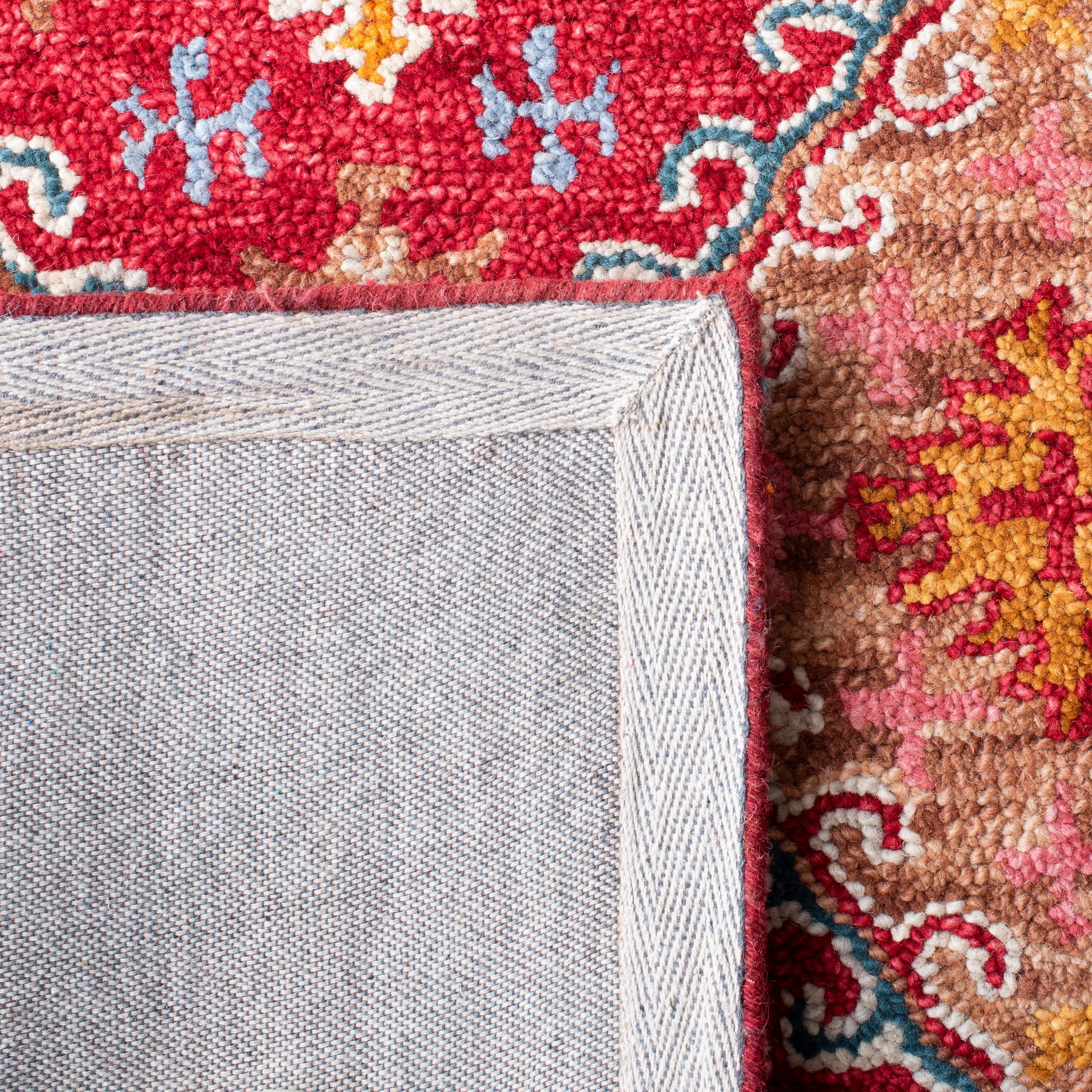 SAFAVIEH Aspen Dreda Tribal Area Rug, Red/Gold, 5' x 8'
