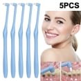 thumbnail image 1 of Cepillo Interdental Limpieza Dientes Suave Cuidado Bucal () Azul, 1 of 8