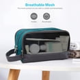 thumbnail image 4 of Neceser de viaje Gonex Nylon Dopp Kit Peacock Green, 4 of 6