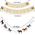 thumbnail image 2 of Horse Birthday Garland Banner Horse Banner Horse Garland Paper Bunting Banner for Horse Racing Birthday Wedding Party Decoration, Pre-assembled Hanging Decoration, 2 of 7