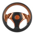 thumbnail image 1 of Dingln 320 Mm Universal Del Volante 6 Perno Tipo Imitativa Carreras De Automóviles Coche Modificado (Brown), 1 of 5