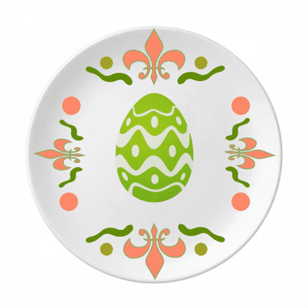 

Easter Festival Egg Design Culture Pattern Flower Ceramics Plate Tableware Dinner Dish