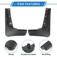thumbnail image 4 of Guardabarros delanteros y traseros únicos compatibles para Nissan X-Trail T31 2008-2013, 4 of 6